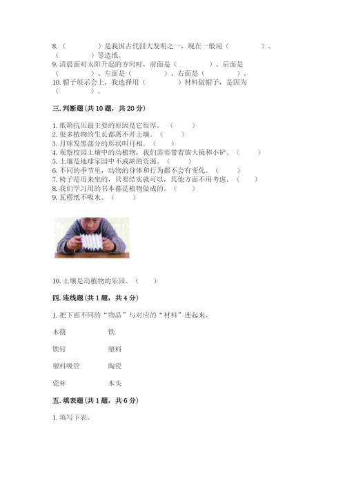 教科版科学二年级上册期末测试卷【综合卷】.docx