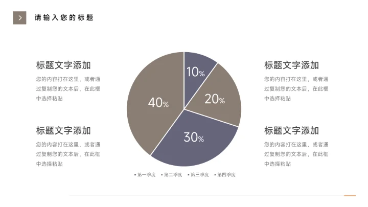 黄色房地产项目商务风演示PPT模板