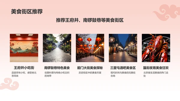 红色国潮风旅游出行计划旅游攻略PPT模板