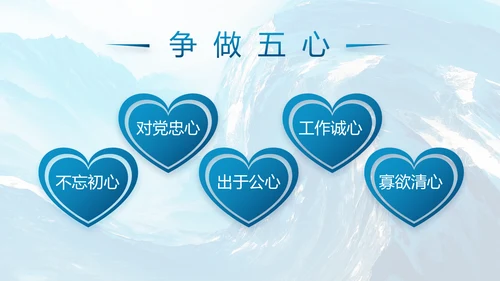 蓝色海军年终工作总结动态PPT
