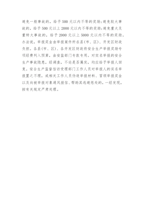 安全隐患奖罚制度.docx