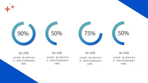 蓝色简约风医护从业者总结汇报PPT模板