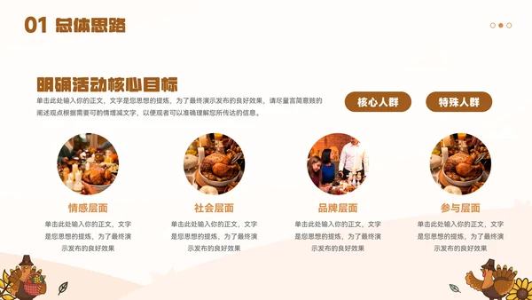 大气卡通感恩节活动策划宣传ppt