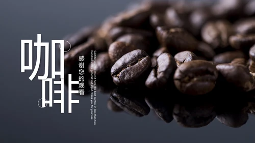 西餐厅咖啡产品介绍下午茶咖啡厅PPT模板