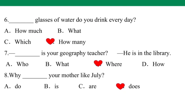 Unit 9 Section A(Grammar focus-3c) 课件 音频（人教新目标七年级上