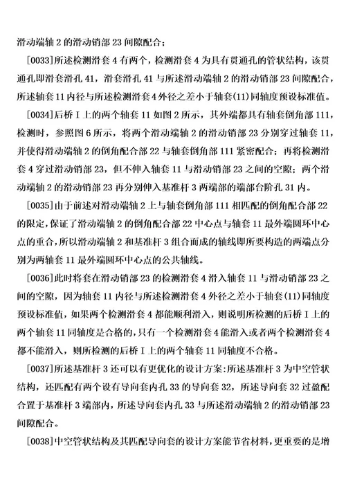 组合式长间距轴套同轴度检测仪的制作方法