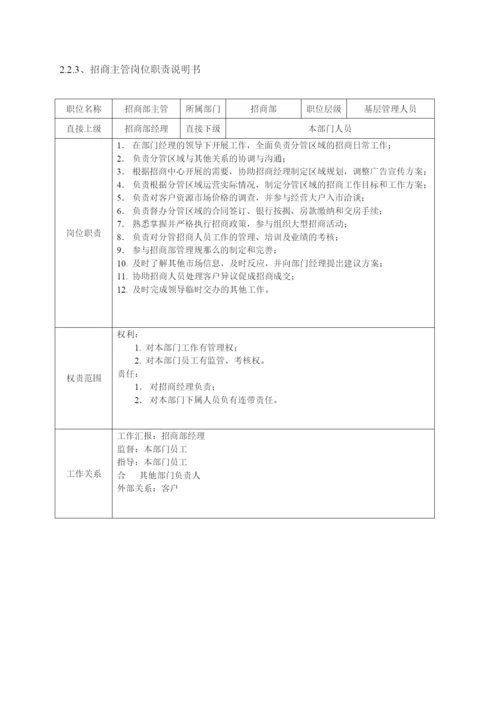 商业地产招商中心管理手册(全59P).docx