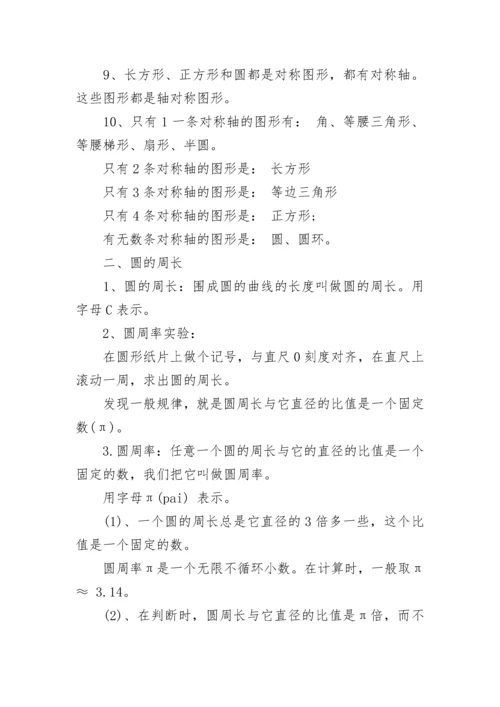 六年级上册数学知识点笔记人教版.docx