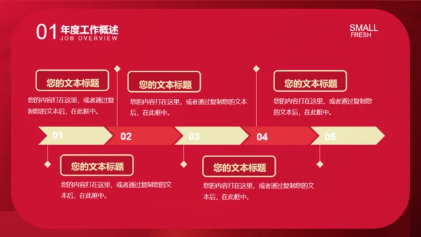 喜庆新年福字商务汇报结婚通用PPT模板