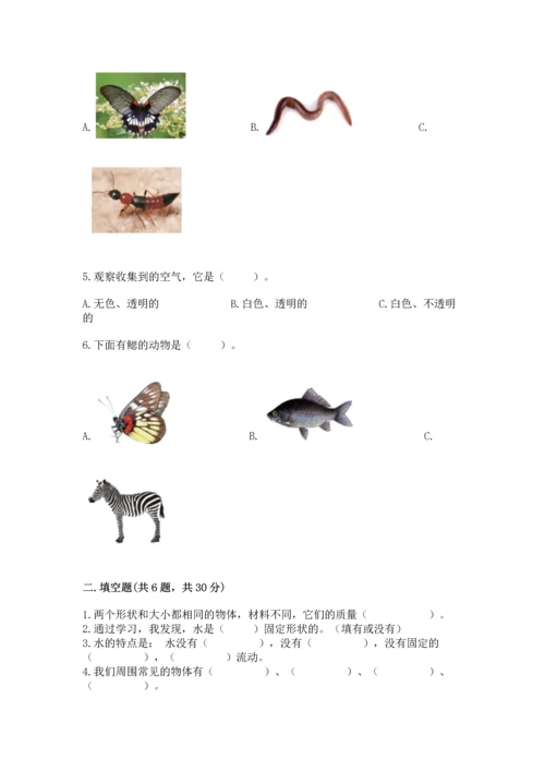 教科版一年级下册科学期末测试卷及参考答案【考试直接用】.docx