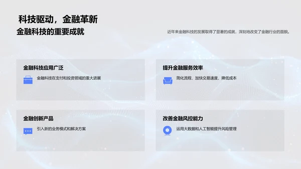 金融科技驱动融资报告PPT模板