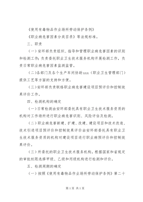 职业病危害因素监测与评价制度.docx