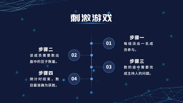 蓝色科技风年会ppt模板