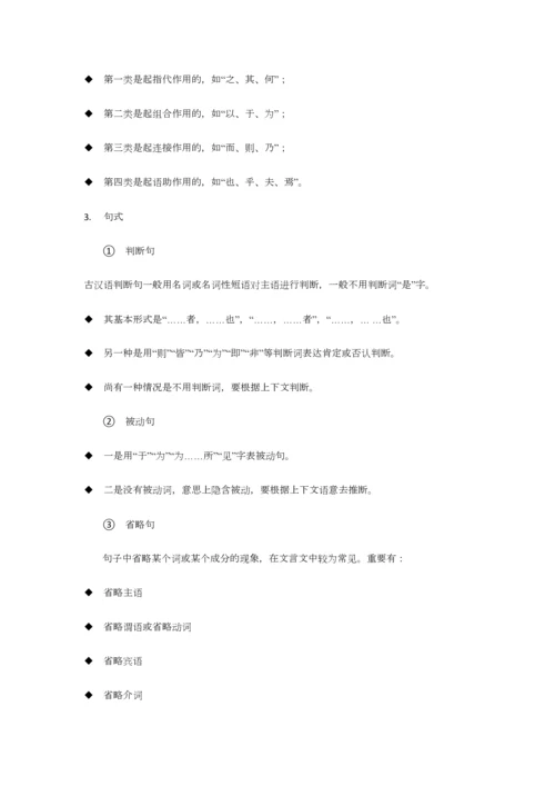 2023年初中语文知识点框架.docx
