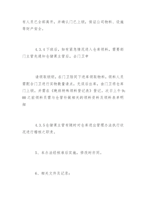 仓库人员进出管理制度规定.docx