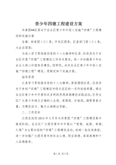 青少年四德工程建设方案 (2).docx
