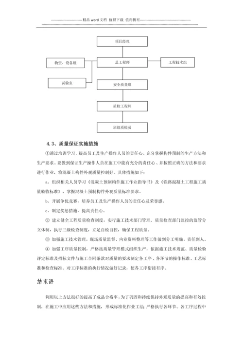 浅谈客运专线小型混凝土预制构件施工工艺及质量控制-张凯明.docx