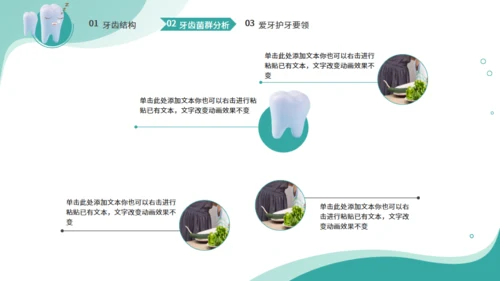 绿色简约国际爱牙日保护牙齿通用PPT模板