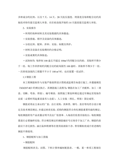 混凝土及钢筋混凝土综合施工专题方案.docx