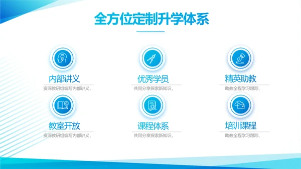 蓝色大气学校招生宣传介绍学校介绍动态PPT