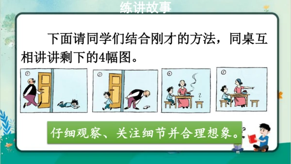 【名师课件】部编版语文二年级上册 口语交际：看图讲故事《父与子》 课件