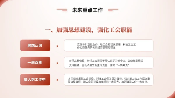 简约渐变风工会工作汇报工作总结ppt模板