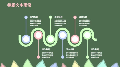 绿色黑板卡通教育毕业答辩通用PPT模板