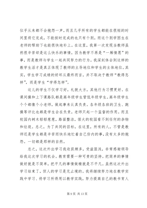 外出参观学习心得20XX年.docx