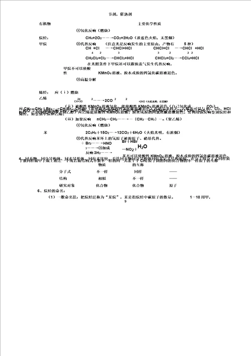 人教化学必修2知识点归纳总结文档