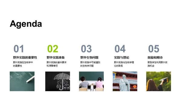 探索生物学的野外之旅