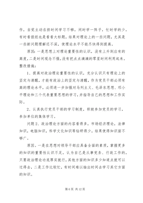 党员党性分析与对照检查材料.docx