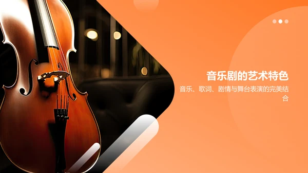橙色音乐剧PPT模板