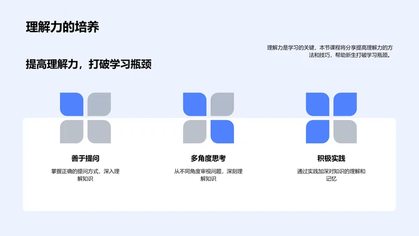 初一新生学习指南PPT模板