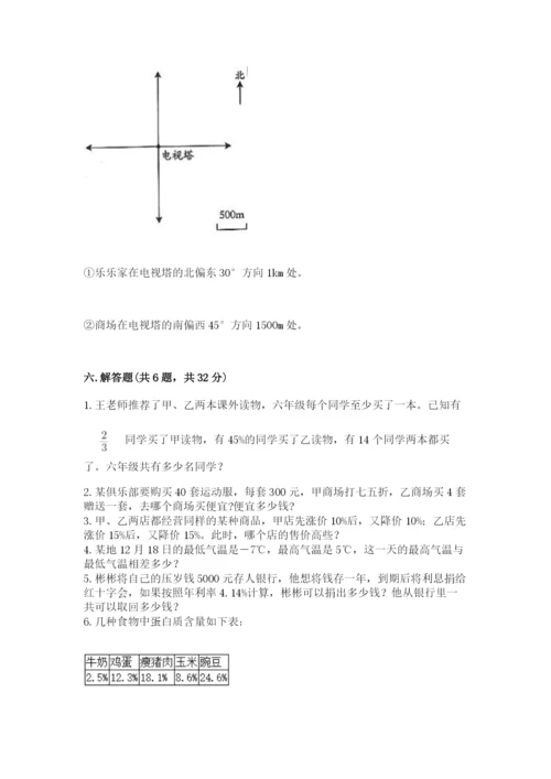 北师大版小学数学六年级下册期末检测试题（典型题）.docx