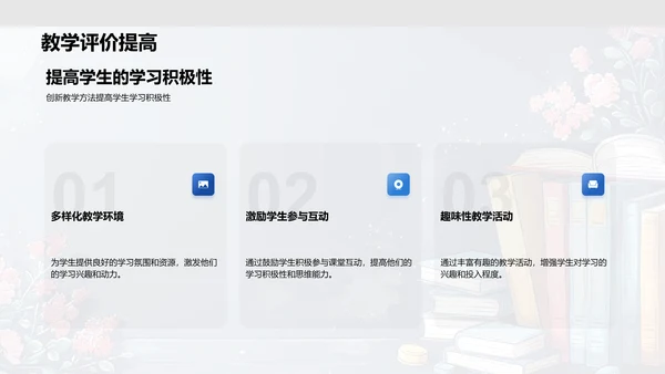 季度教学报告PPT模板
