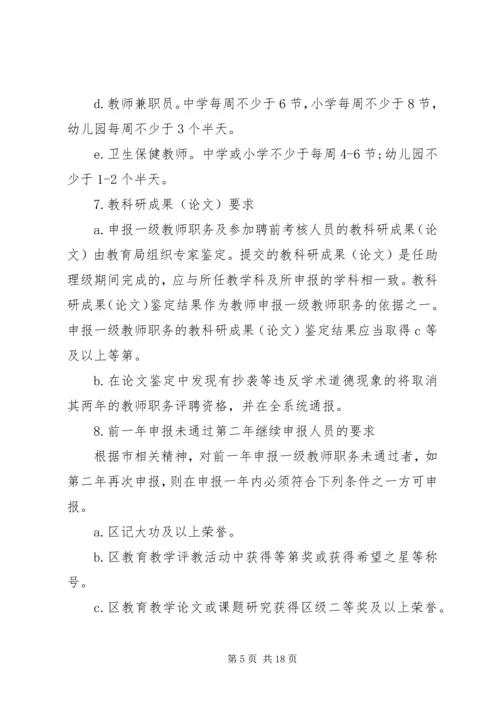 行闵小学职务评审工作方案.docx