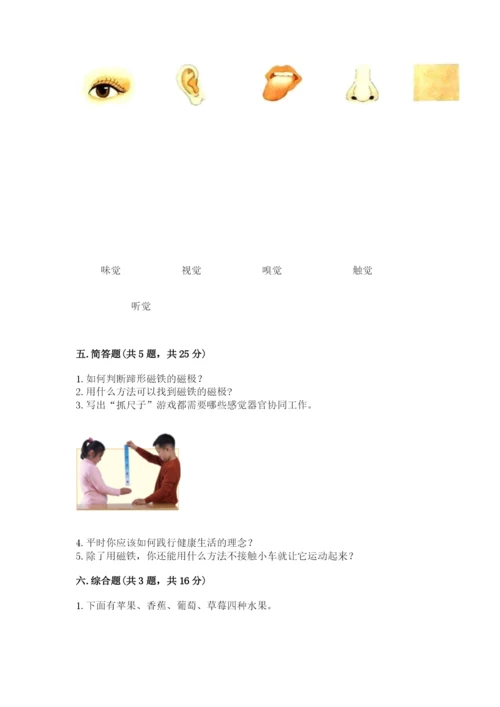 教科版二年级下册科学期末测试卷附答案【培优b卷】.docx