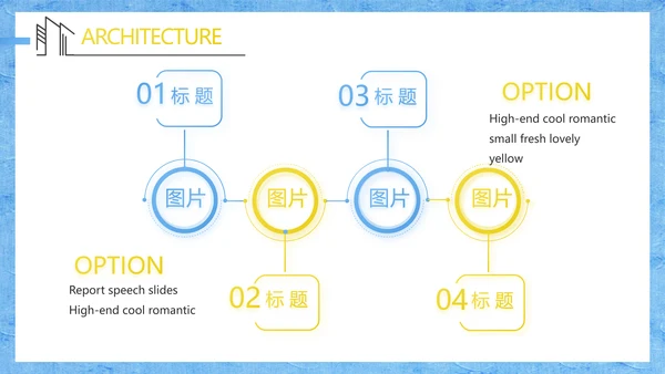 蓝色调北欧极简室内设计方案汇报工作总结汇报PPT动态模板