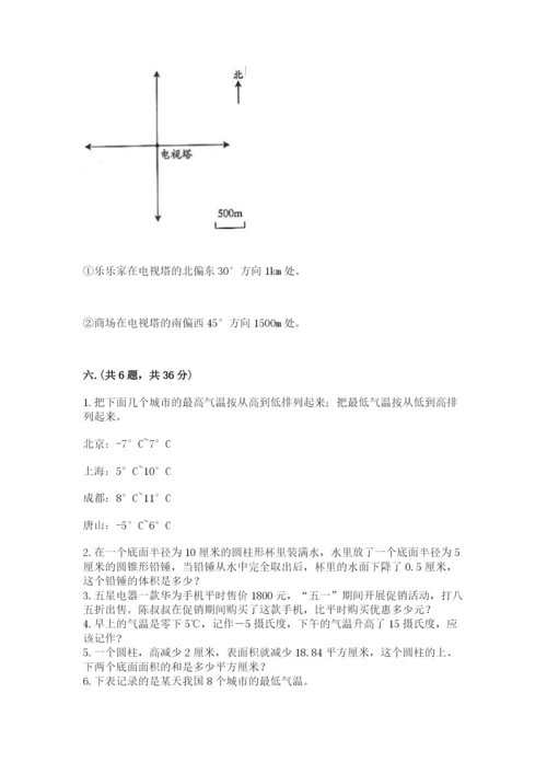 小学六年级数学毕业试题附答案（综合题）.docx