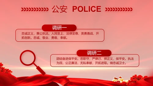 大气公安年终工作总结新年计划PPT