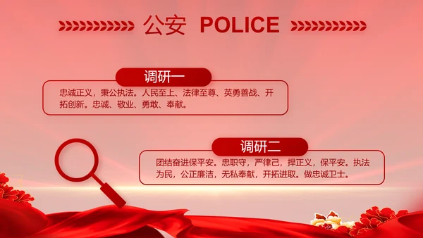 大气公安年终工作总结新年计划PPT