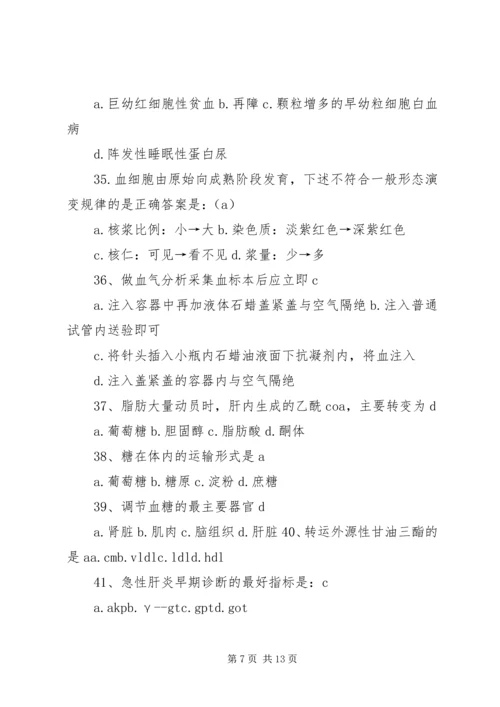 医学检验学生的演讲稿 (4).docx