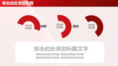 红色简约大气商务工作总结汇报通用PPT模板