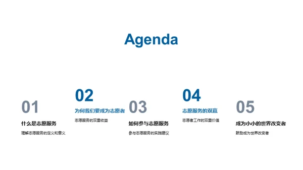成为小小改变者