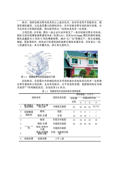 多层装配式钢结构住宅体系选型分析-工程力学专业毕业论文