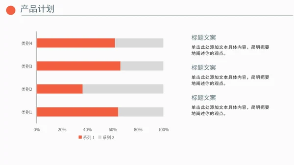 拼色简约商业计划提案PPT模板