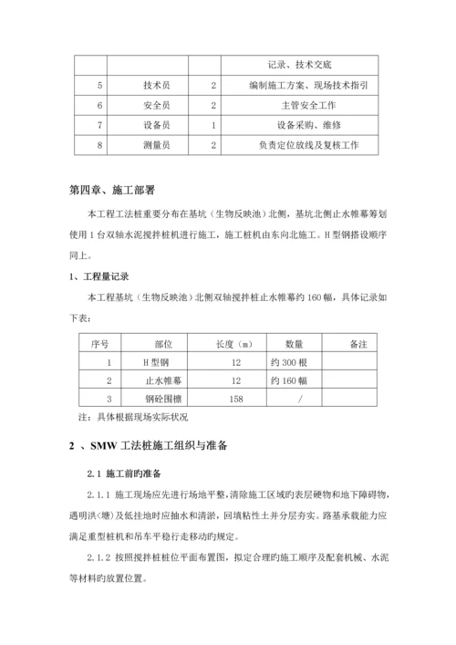 SMW综合工法桩综合施工专题方案.docx