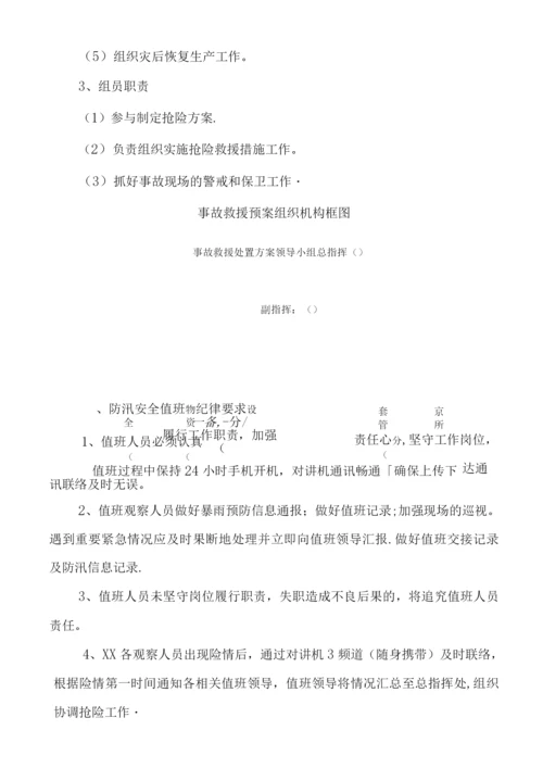 防洪防汛应急处置方案【.docx