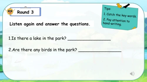 Unit 6 In a nature park Part C story time 课件(共40张P