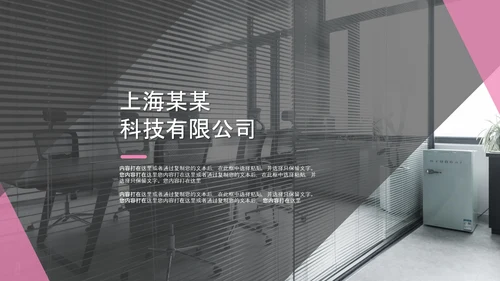 极简欧美风企业宣传公司简介PPT模板